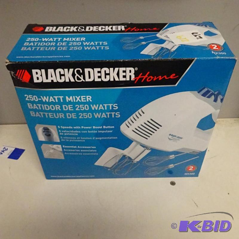lot 219 image: Appears New In Box Black and Decker 250 watt ...