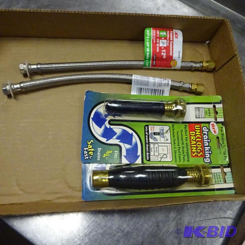 lot 23 image: NEW Plumbing Lot incl. Qty 2 ACE S.Steel Brai...