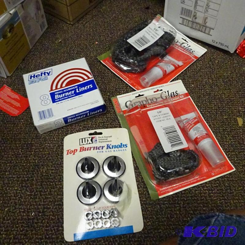 lot 239 image: New stove and oven lot incl. Replacement burn...