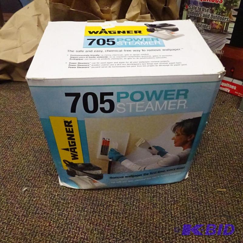 lot 250 image: NEW Wagner 705 Power Steamer for Chemical Fre...