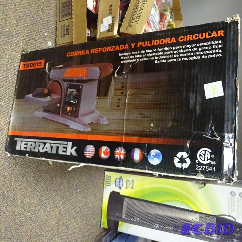 lot 262 image: NEW un box TerraTek TBD915 Heavy Duty Bench B...