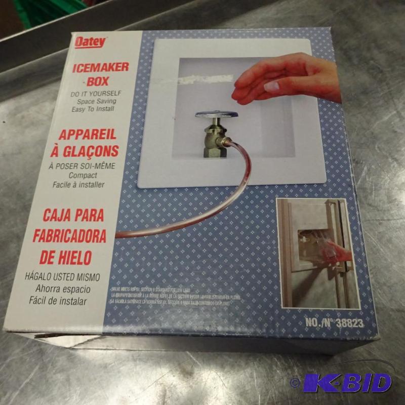 lot 28 image: NEW in box Oatey IceMaker Supply Line Box. Do...