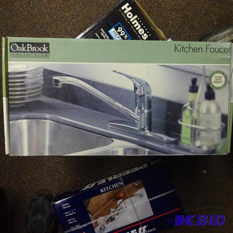 lot 31 image: NEW in box Oak Brook Collection Kitchen Fauce...