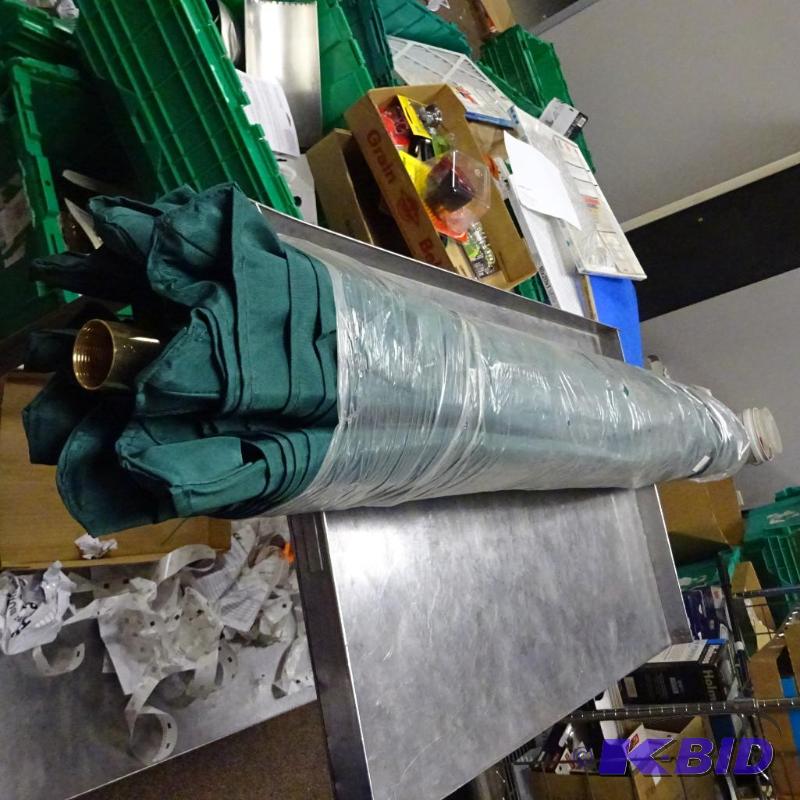 lot 39 image: NEW 9 ft Market Umbrella, Green, Does Not Inc...
