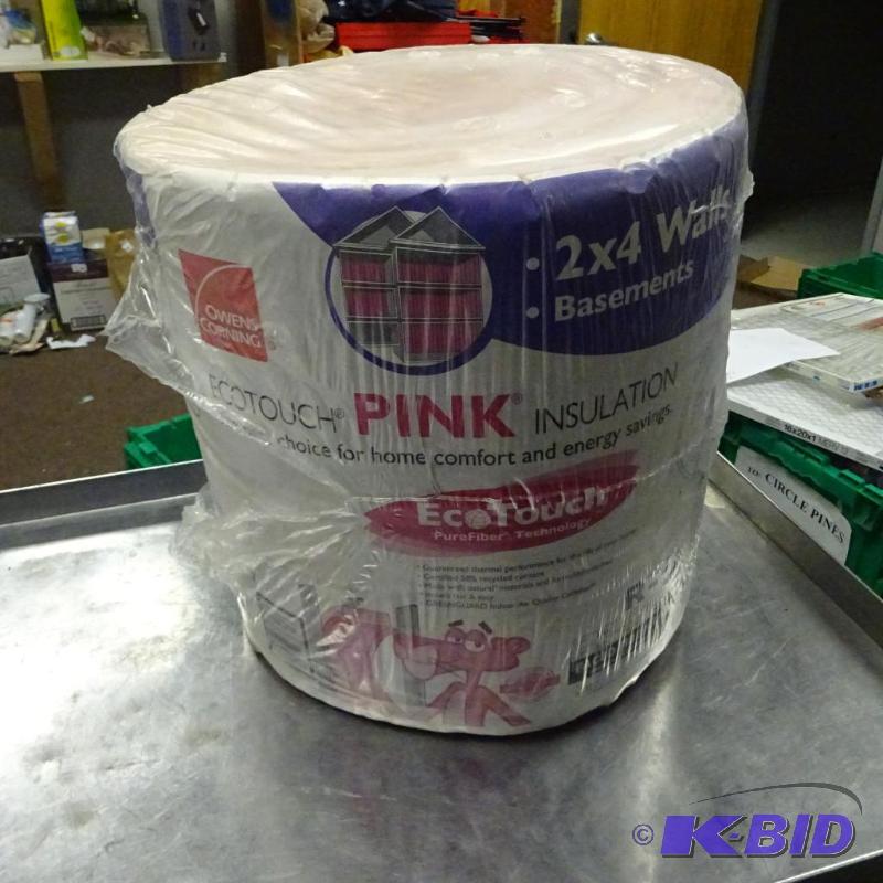 lot 43 image: NEW Roll Owens Corning Pink Insulation Model ...