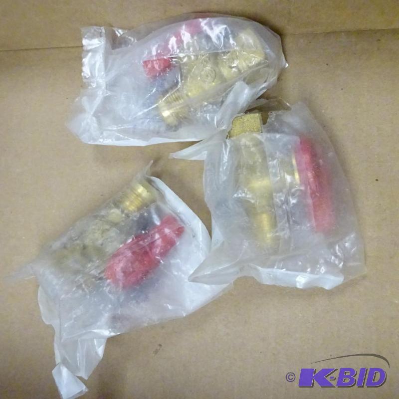 lot 45 image: Qty 3 NEW Brass Ball Type Gas Valve, 15  16 ...