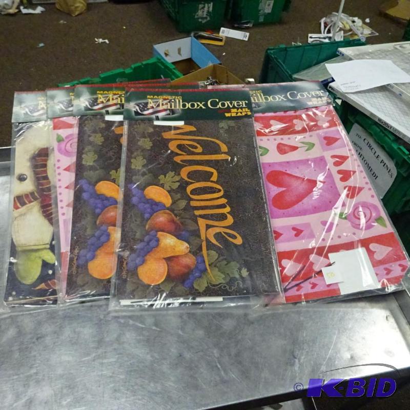 lot 50 image: Qty 5 NEW Mail Wraps Mailbox Covers  wraps...