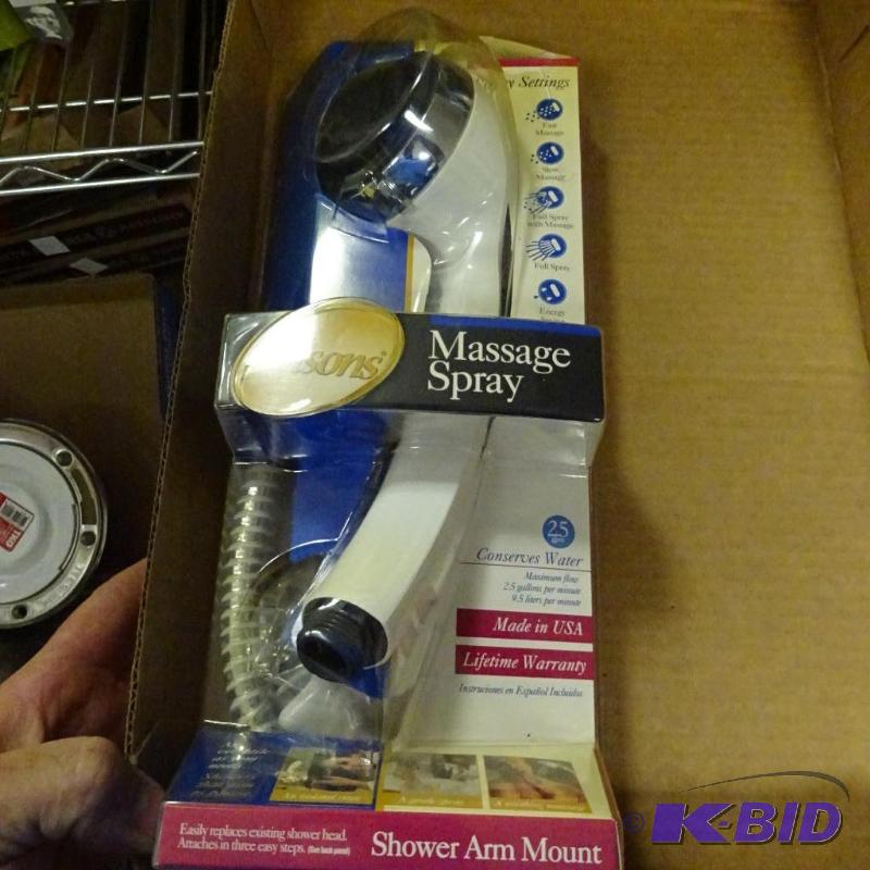 lot 61 image: NEW in box Alsons Massage Spray Head. Replace...
