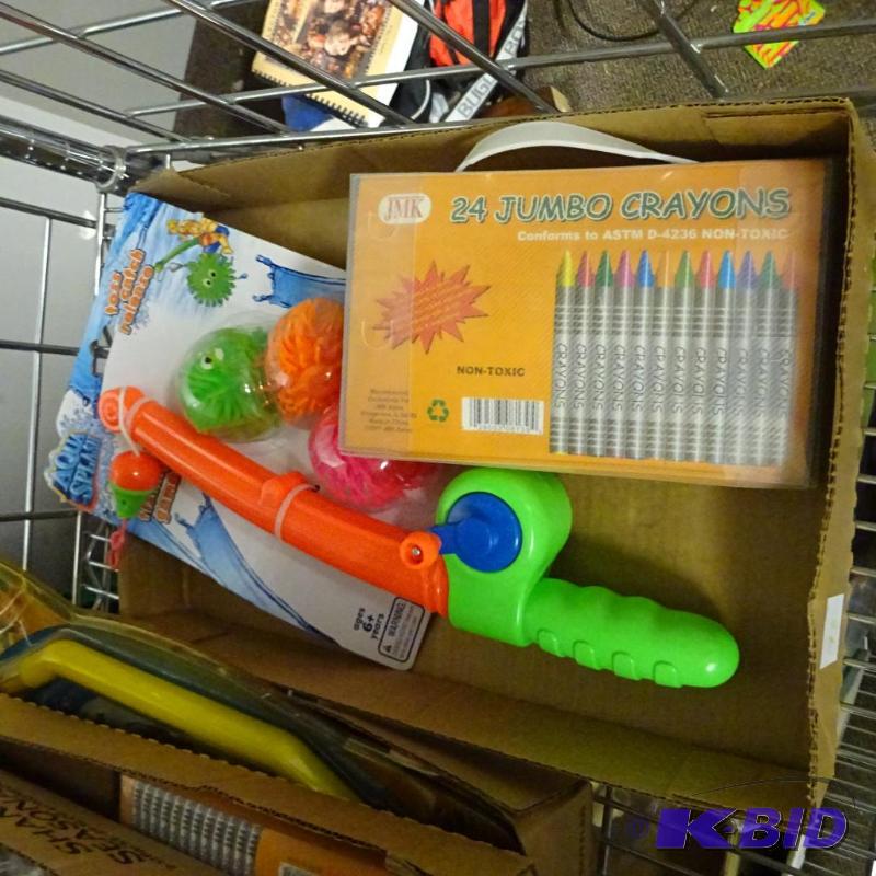 lot 73 image: NEW Kids Lot incl. Aqua Splash Squiggles Fish...