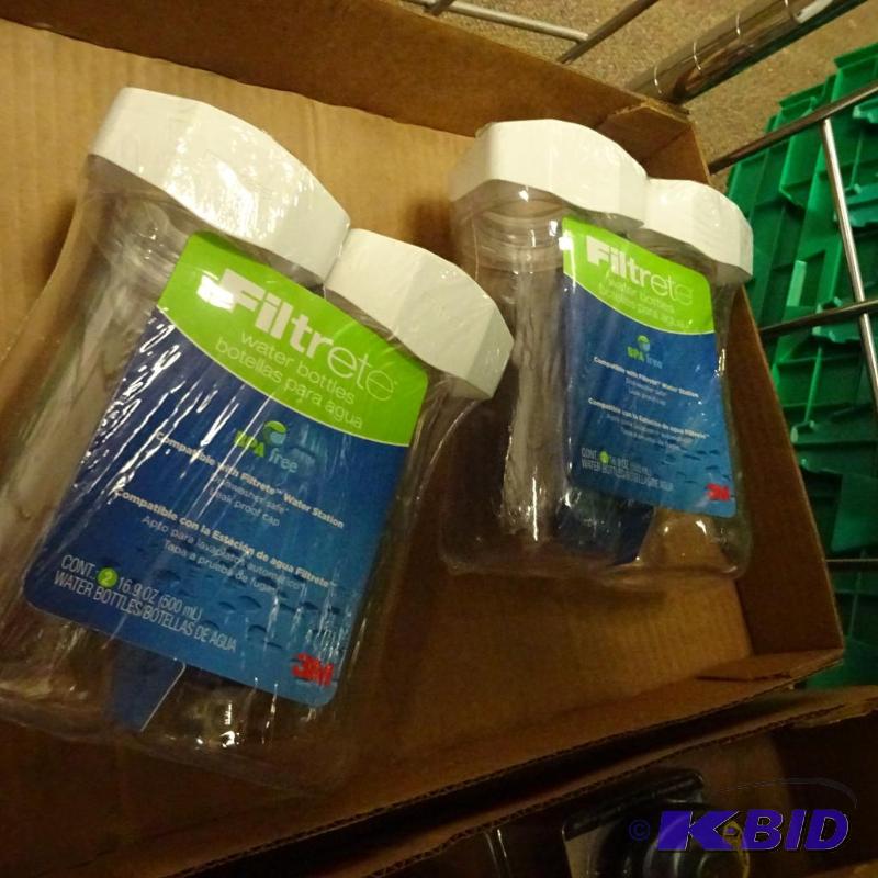 lot 84 image: Qty 4 NEW 3M Filtrete Water Bottles (2 two pa...