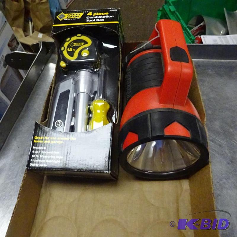 lot 9 image: NEW Tool Lot incl Snap On Lantern Flashlight ...
