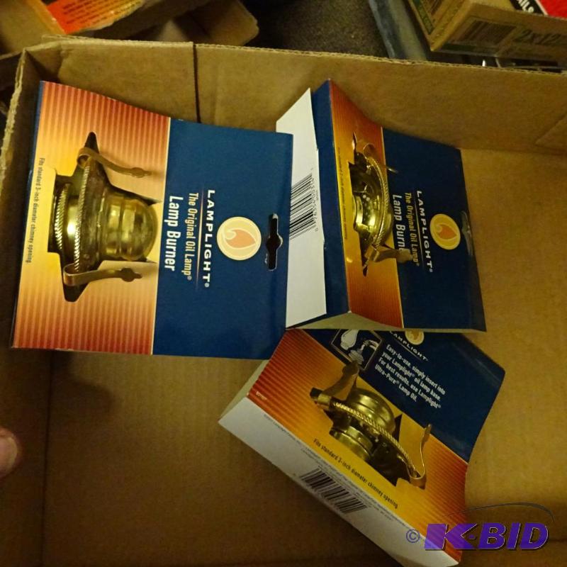 lot 92 image: Qty 3 NEW Lamplight The Original Oil Lamp Rep...