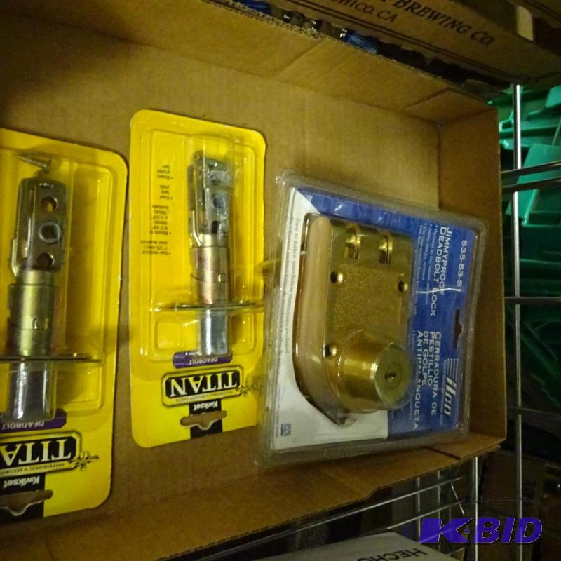 lot 94 image: NEW Lock Lot incl. Ilco Jimmy Proof Deadbolt ...