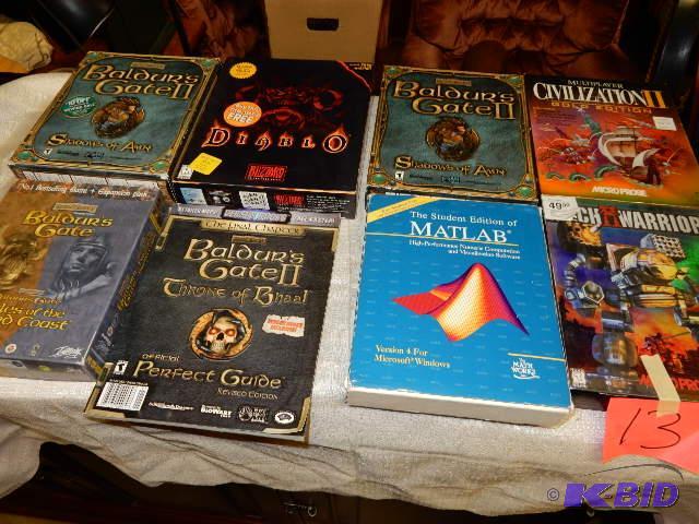 7, Computer Games.. Baldour Gate II, Shadows ...