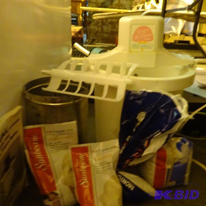 Ice cream machine....