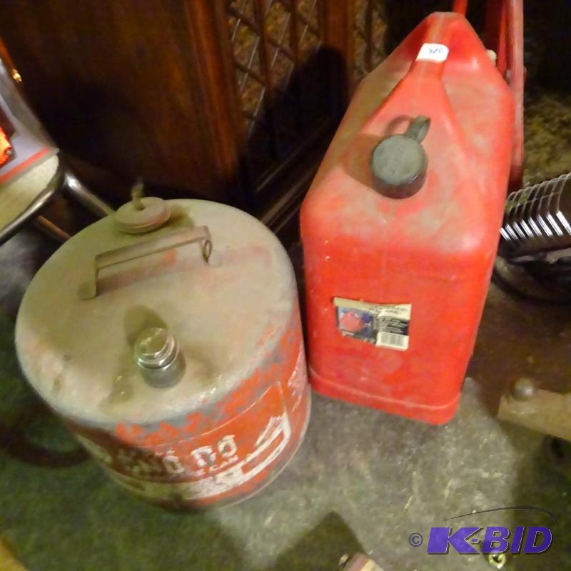 6 gal and 5 gal gas can...