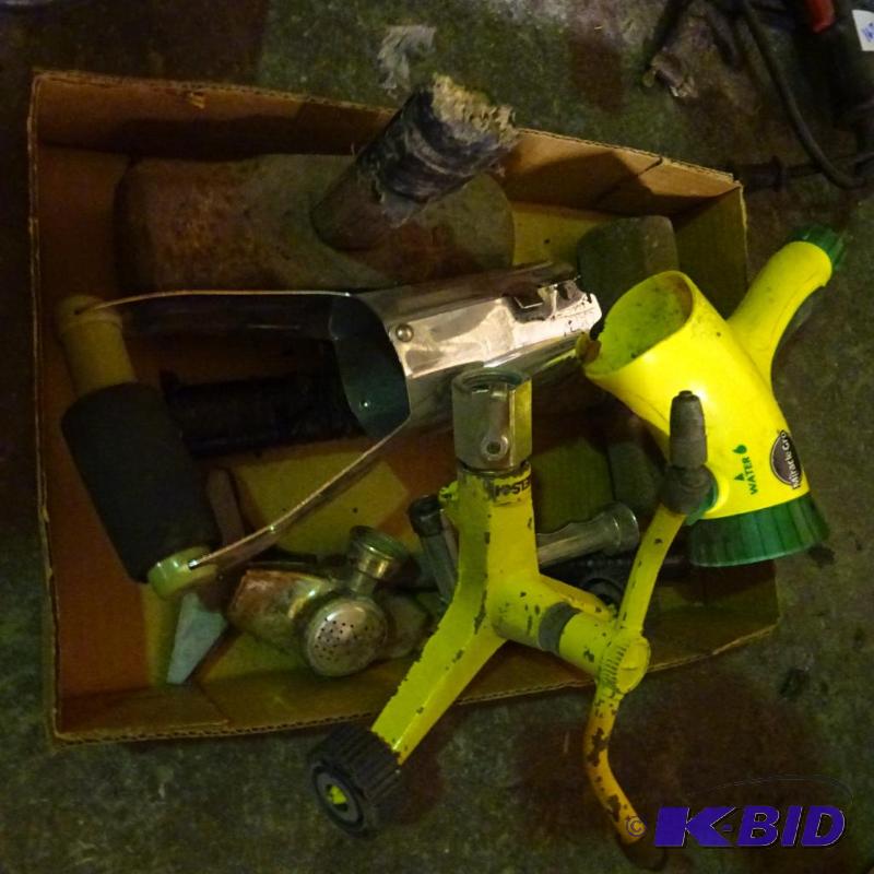 Sledge hammer heads. Garden tools...