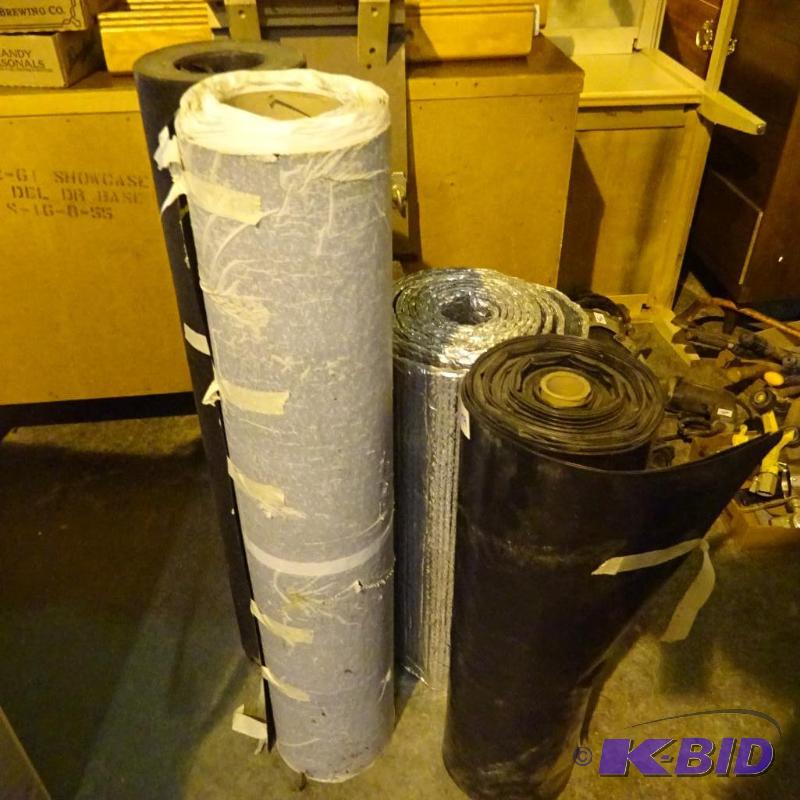 Roll of poly. Roll of tar paper. Roll of ice ...