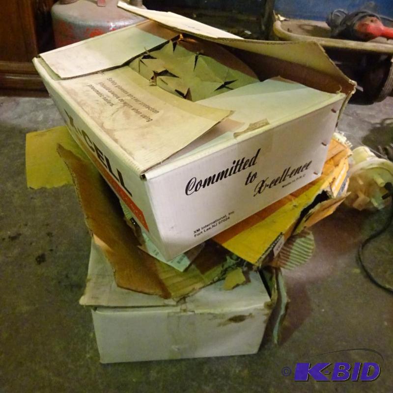 3 boxes of coiled roofing nails...