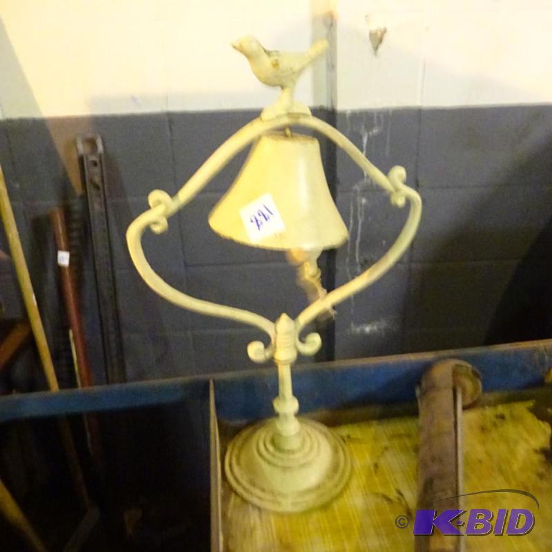 Metal base stand bell...