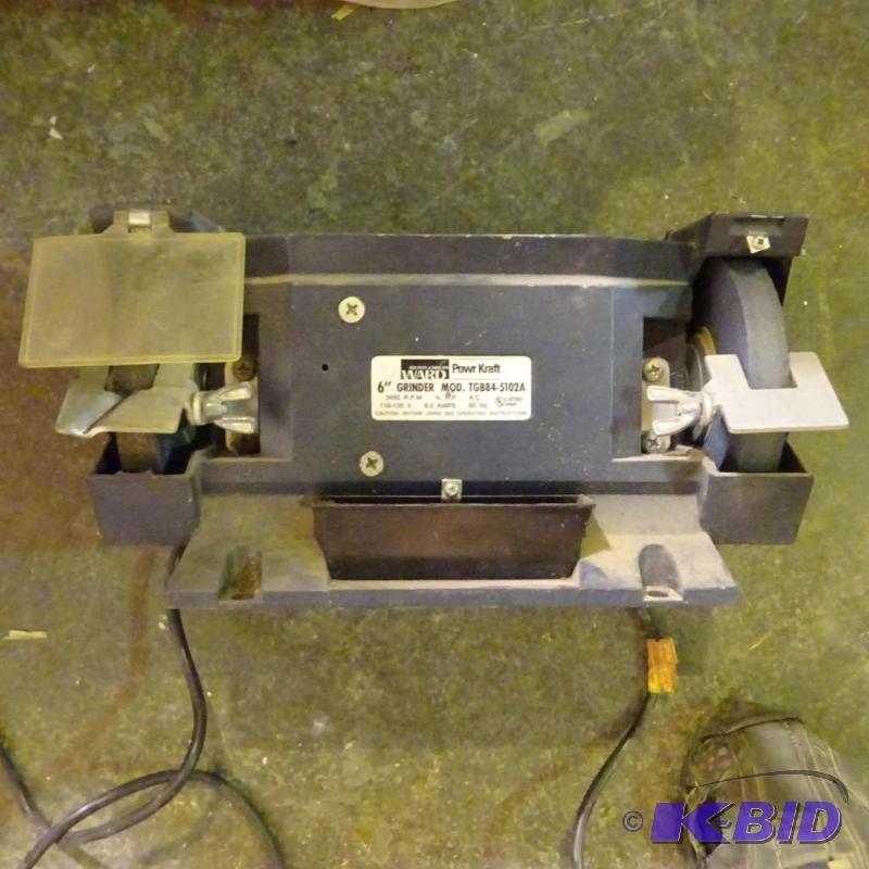 Montgomery Wards 6&quot bench grinder...