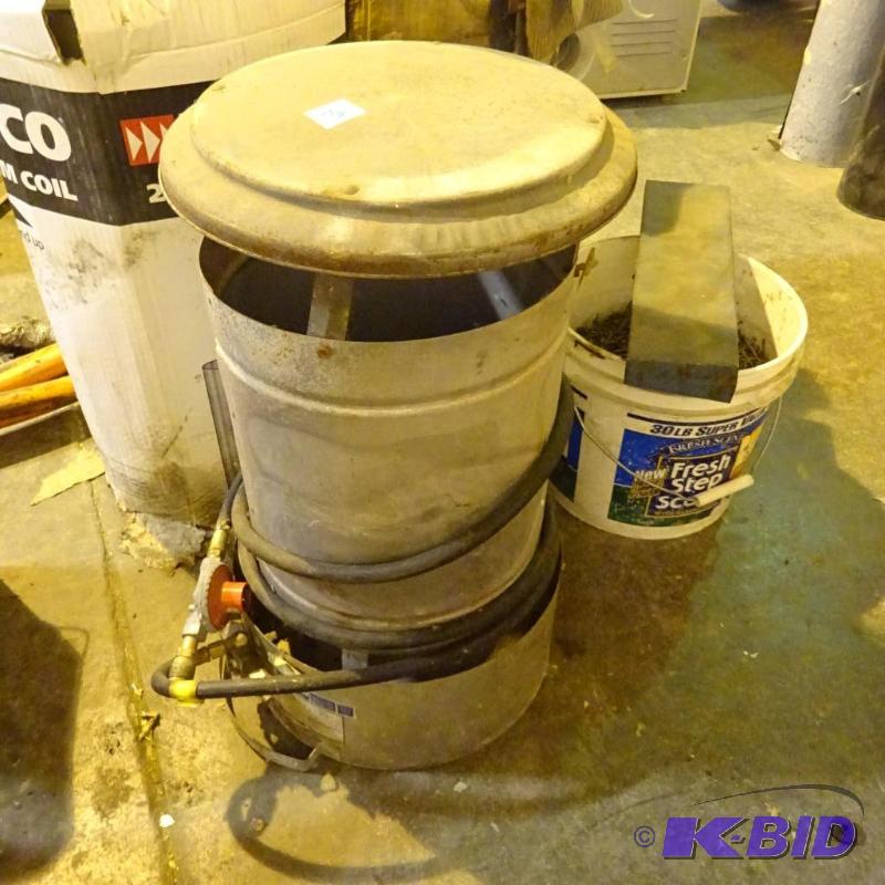 Propane chimney heater...