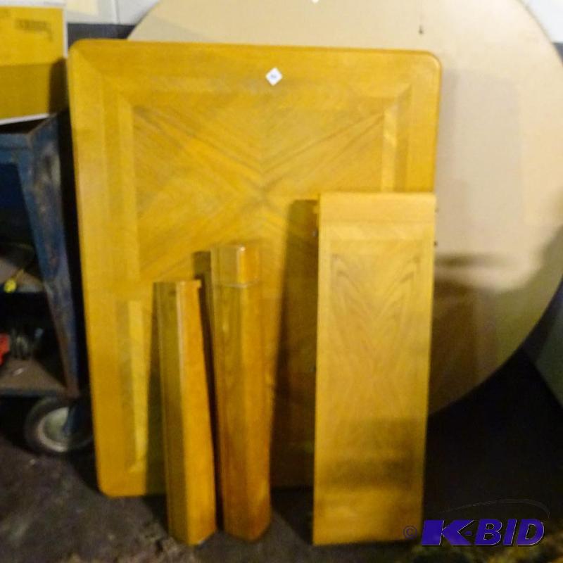 38 x 50 kitchen table. Disassembled. Comes wi...