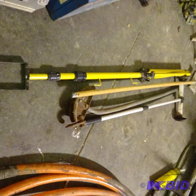 Magnetic pick up tool. Sheet rock sander. Pip...