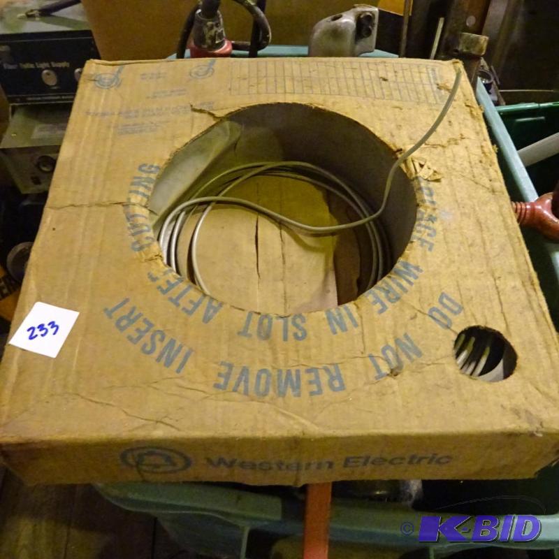 Western electric 2 pair telephone wire...