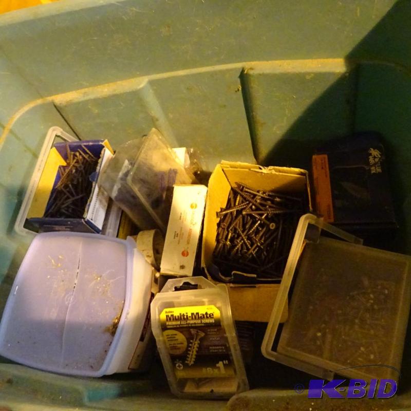 Bin with misc screws...