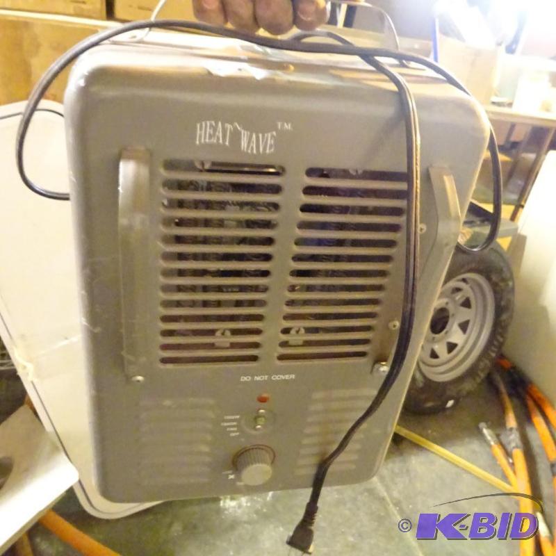 Electric milk house heater....