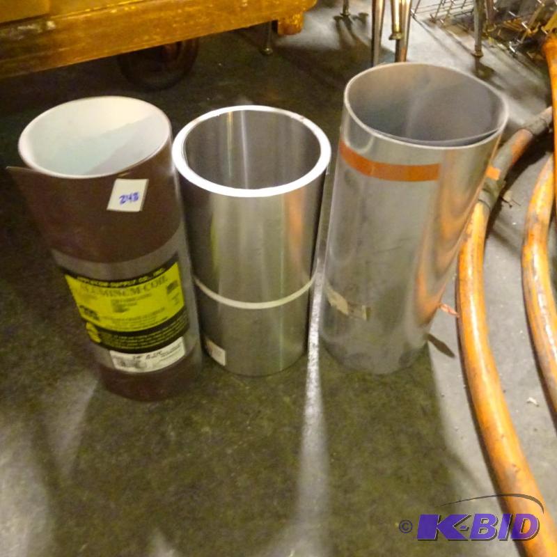 3 rolls of aluminum coil...