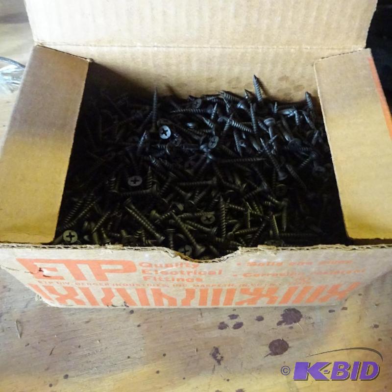 Box of sheet rock screws...