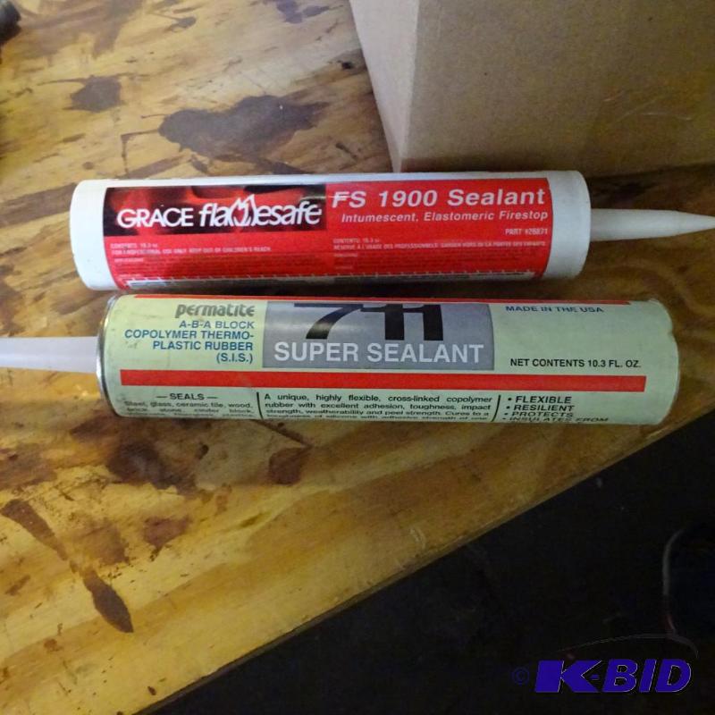 16 tubes of fire sealant and permatite 711 su...