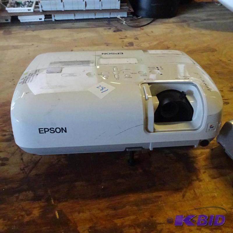 Epson H283A projectr. No power cord...