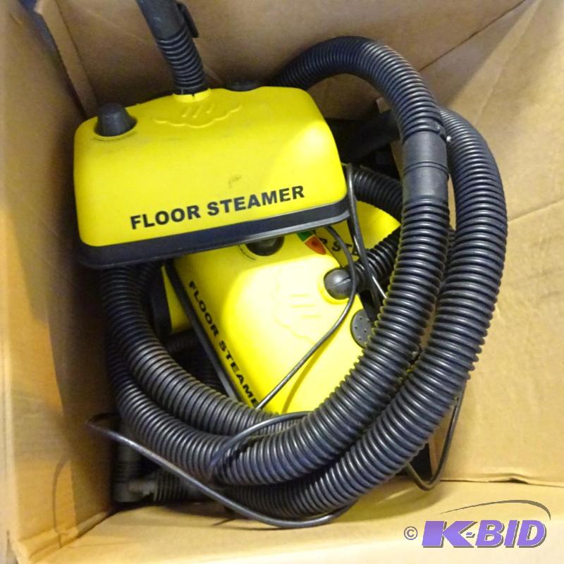 Floor steamer. model FS-3001. Qty 4. Cords ar...