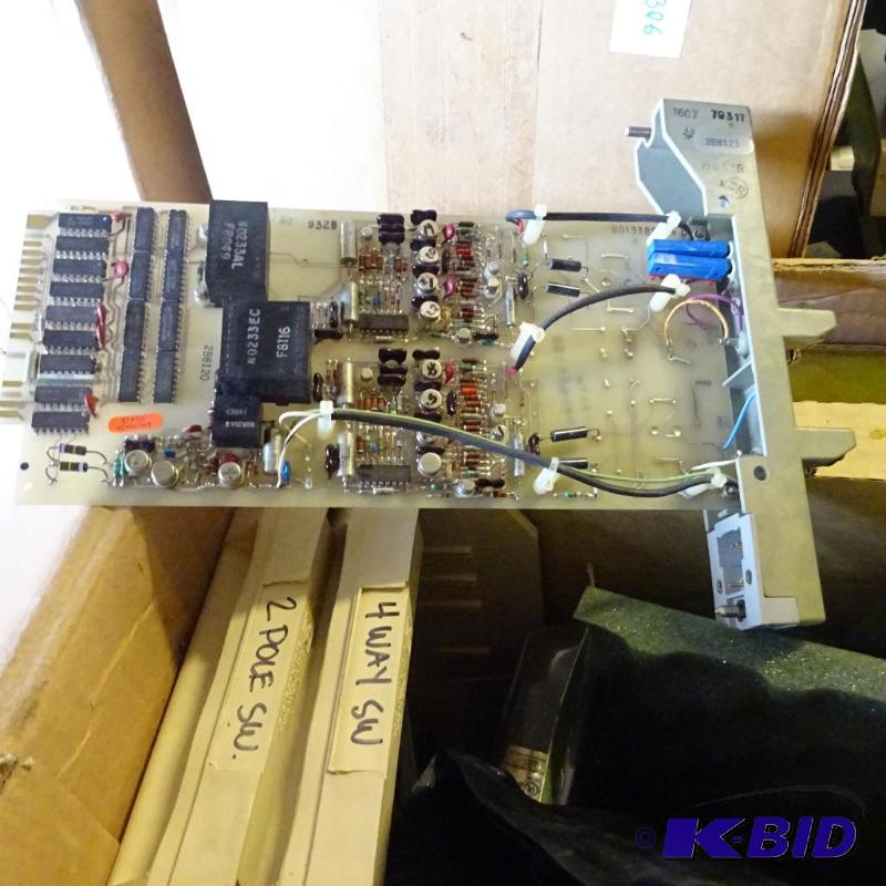Box of telephone circuit boards and more...