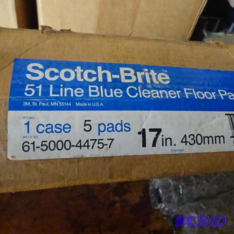 17&quot scotch brite floor pads. Qty 4...