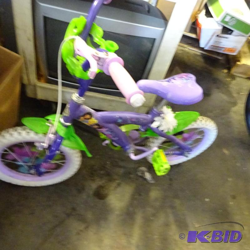 Little princess bike. 14&quot tires...