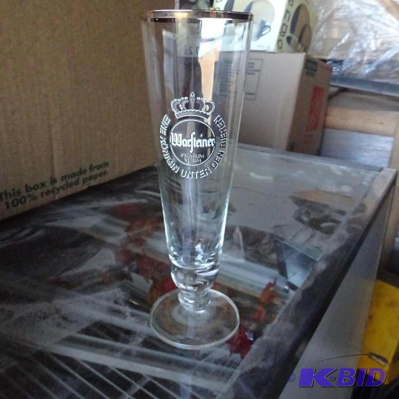 12 Pilsner glasses...