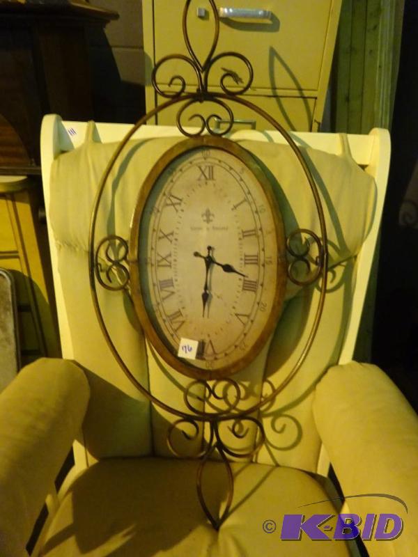 Oval clock...