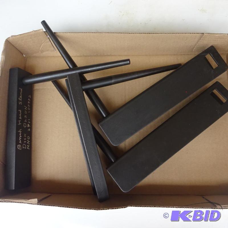 lot 101 image: 2 Bench Head Stands...