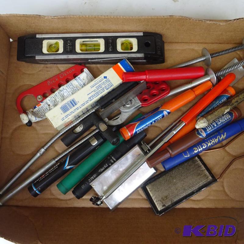 lot 127 image: Levels. Pick Up Tools, Markers and More...