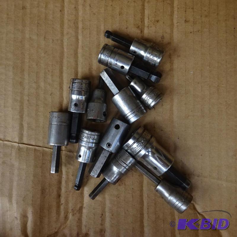 lot 128 image: Snap On and Craftsman Allen Sockets...