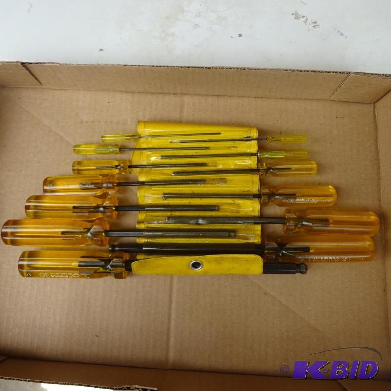 lot 149 image: Bondhus Ball Driver Hex Tools...