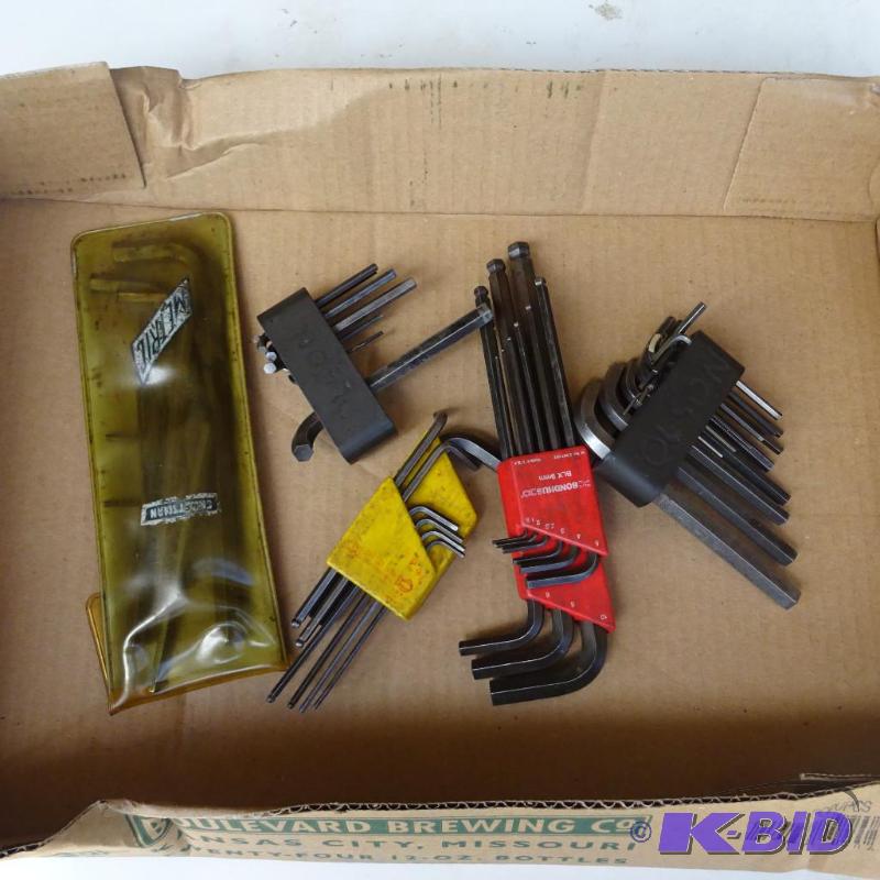 lot 155 image: Misc. Allen Wrench Sets...
