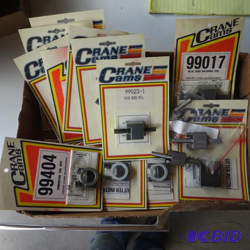 lot 199 image: Misc. Crane Cams Machining Assesories...