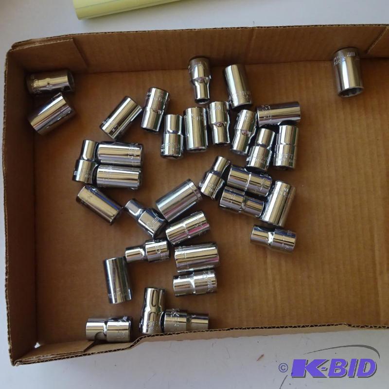 lot 203 image: Craftsman 12 Drive Sockets...