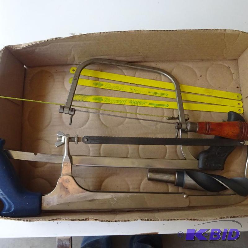 lot 211 image: 2-Hack Saws and Coping Saw...