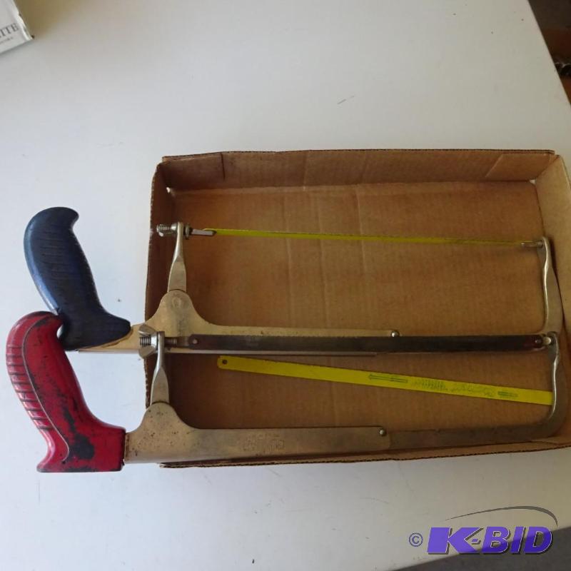 lot 237 image: 2- hack saws...